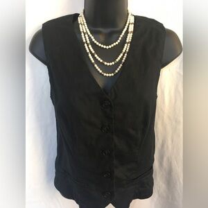 🔥EVEREVE FASHION VEST TOP Black size XS can fit a Small or a small Medium